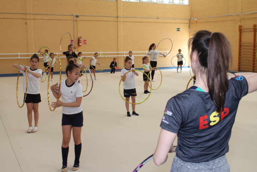 equipo de gimnasia rítmica