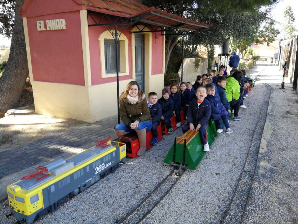 Visita al museo del Ferrocarril