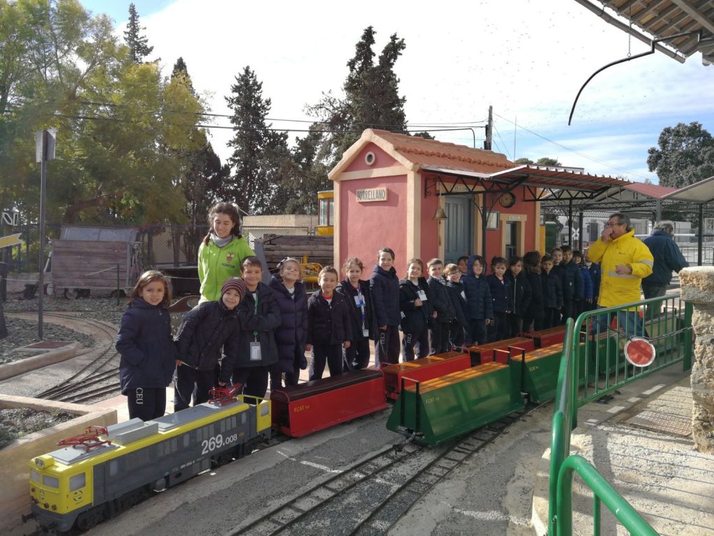 Visita al museo del Ferrocarril