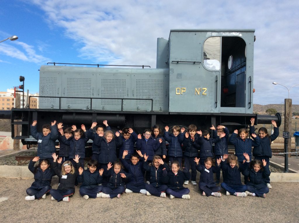 Visita al museo del Ferrocarril