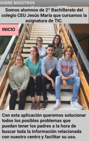 App móvil de alumnos Bachillerato