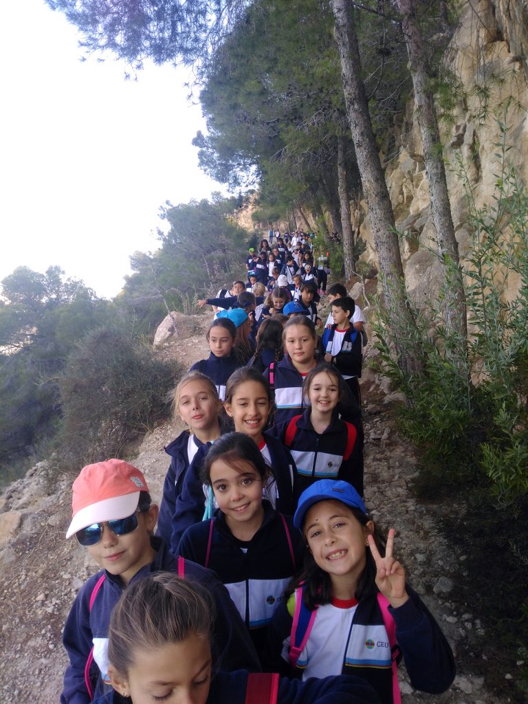 Excursión a Sierra Grossa de los alumnos de Primaria