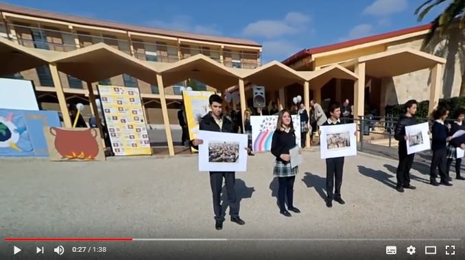 Video de la lectura de manifiestos sobre la paz